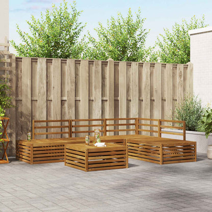 6 pcs Outdoor Sofa Natural