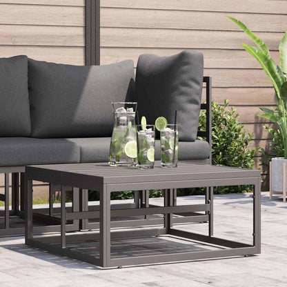 vidaXL 2 pcs Outdoor Furniture Metal Black and Anthracite