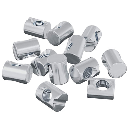 Barrel Nuts (thread diameter L) Slotted Metal M6 x 12.7 mm 18 kg (3462-3500 pcs)