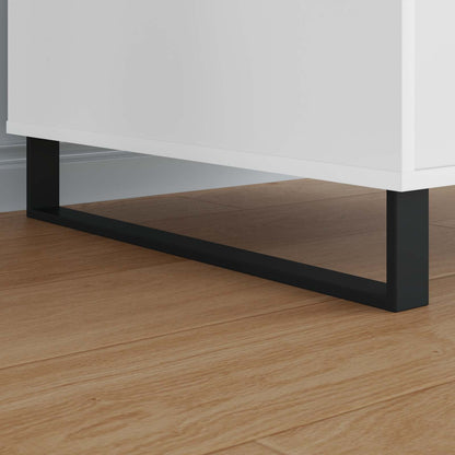 Furniture Feet Black 281 x 40.5 x 100 mm Iron 596 mm