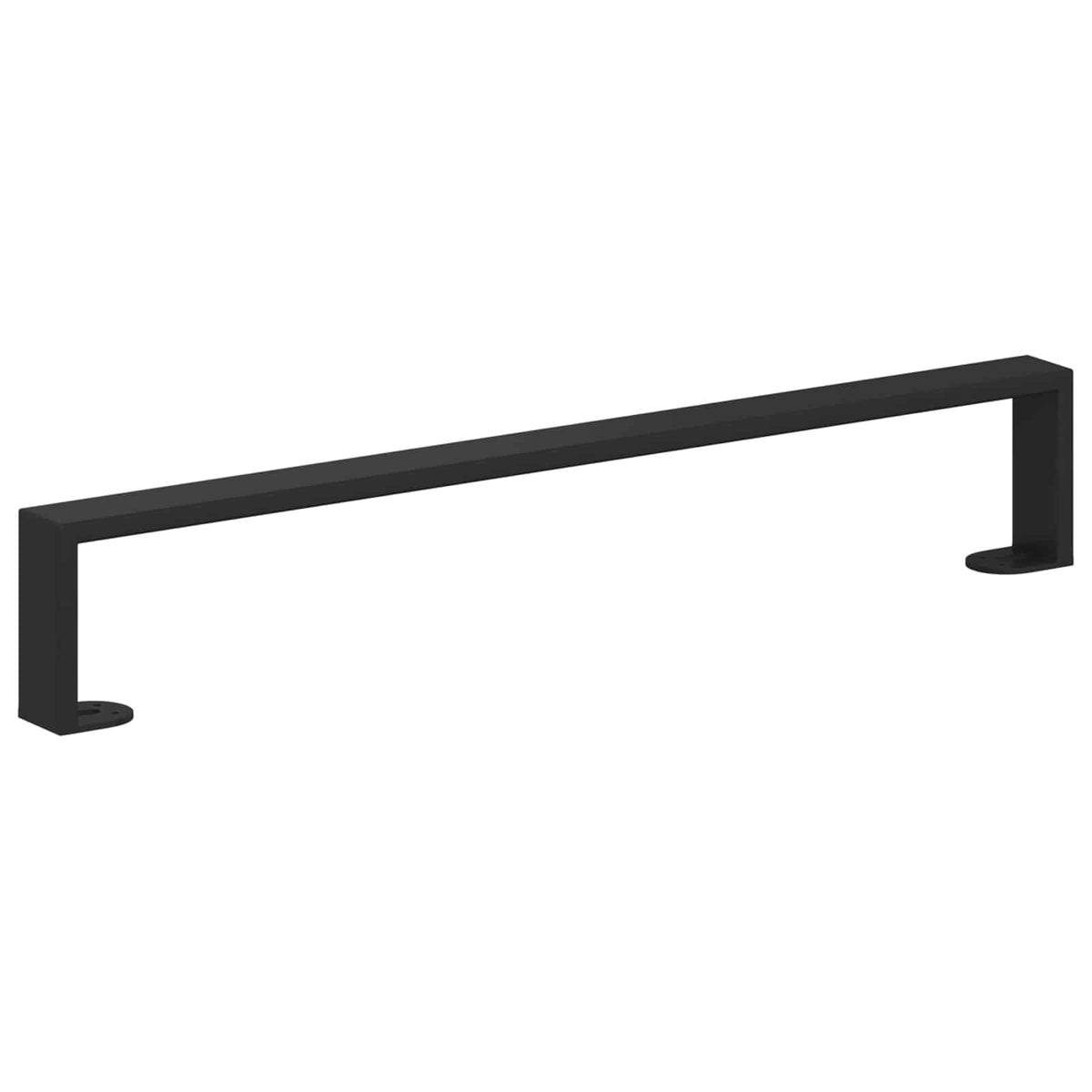 Furniture Feet Black 281 x 40.5 x 100 mm Iron 596 mm