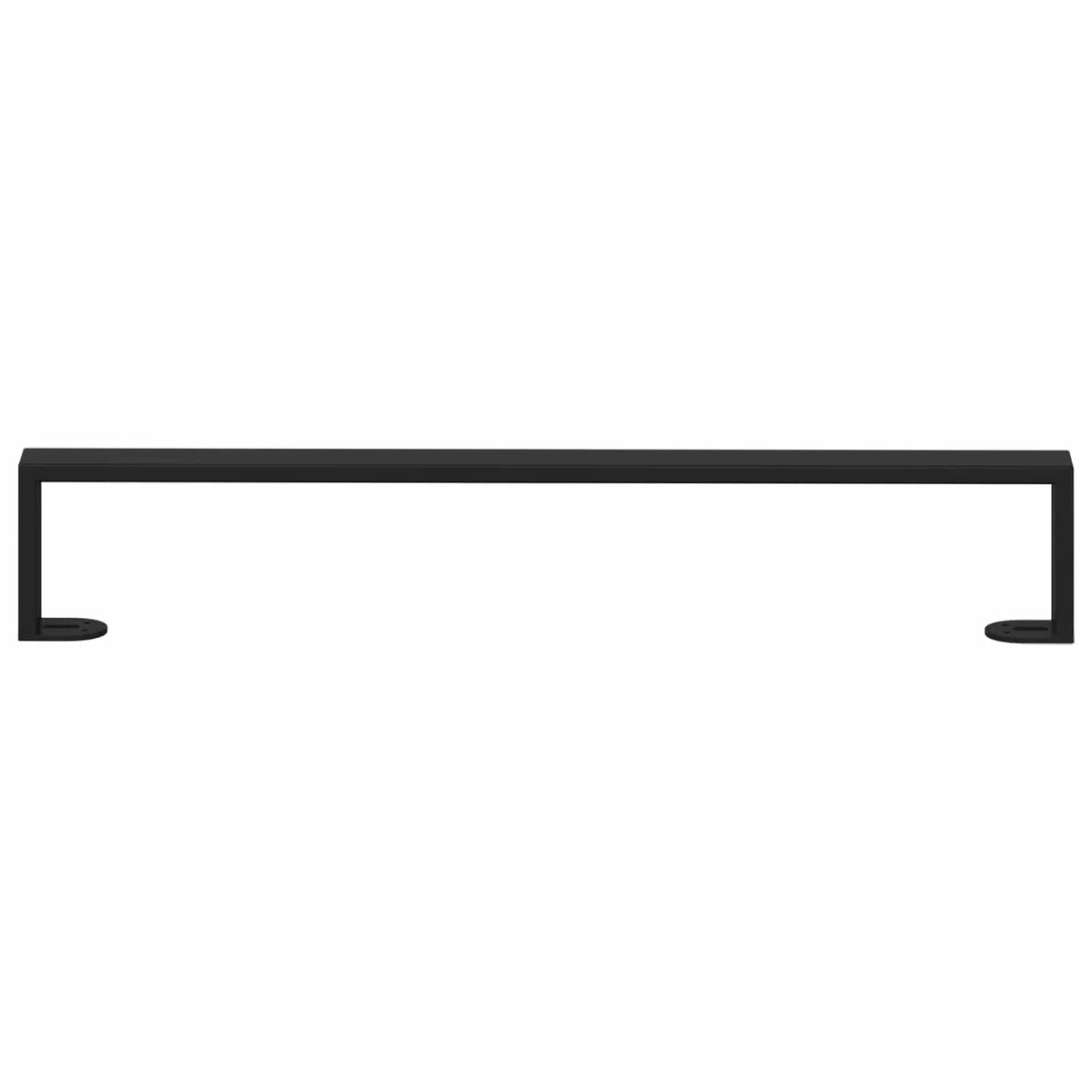 Furniture Feet Black 281 x 40.5 x 100 mm Iron 596 mm
