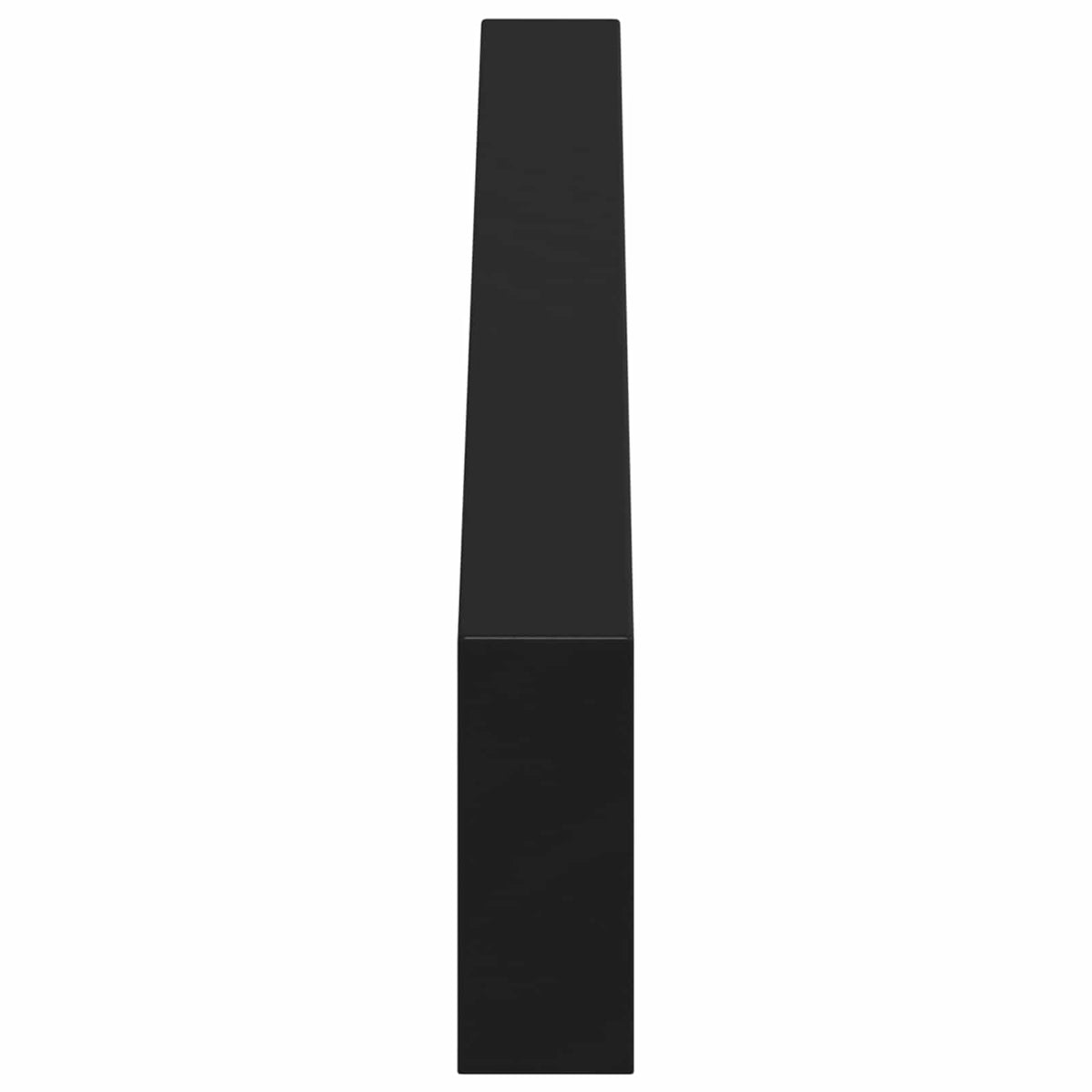 Furniture Feet Black 281 x 40.5 x 100 mm Iron 596 mm
