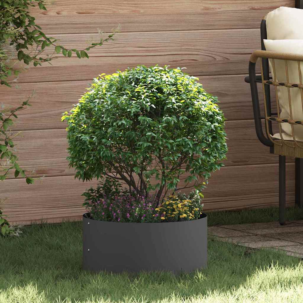 Planter Ring 40 x 40 x 20 cm Cold-rolled Steel 5 pcs 40 cm Black