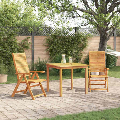 vidaXL Garden Dining Set 5 pcs Brown Solid Acacia Wood