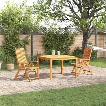 vidaXL Garden Dining Set 5 pcs Brown Solid Acacia Wood