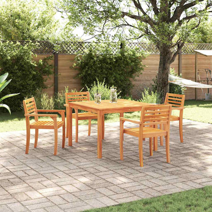 vidaXL Garden Dining Set 5 pcs Brown Solid Acacia Wood 1