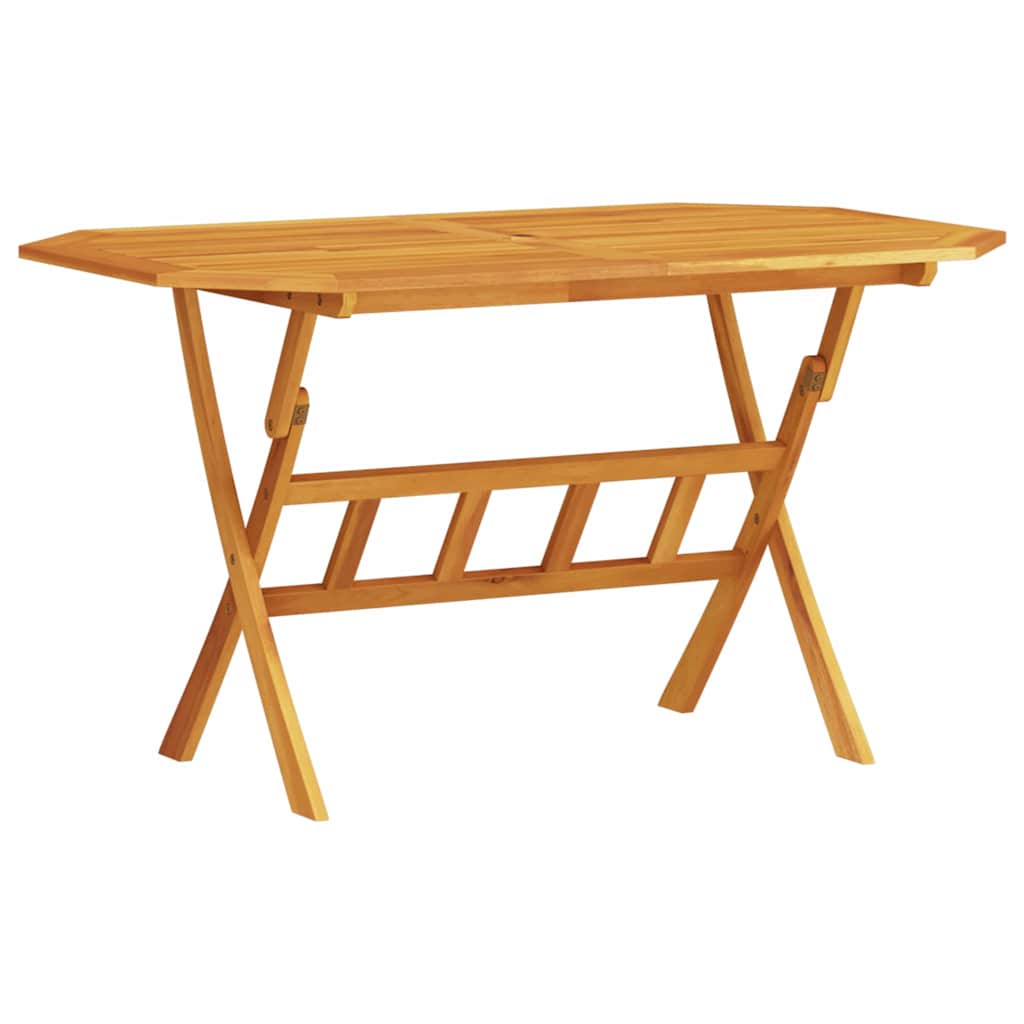 vidaXL Garden Dining Set 7 pcs Brown Solid Acacia Wood 6