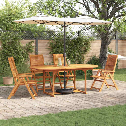 vidaXL Garden Dining Set 5 pcs Brown Solid Acacia Wood 1