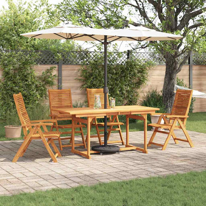 vidaXL Garden Dining Set 5 pcs Brown Solid Acacia Wood 1