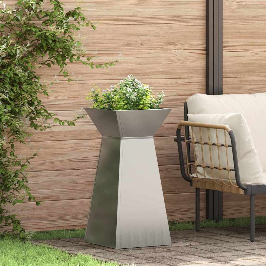 Pillar Planter 35 x 35 x 73 cm Cold-rolled Steel Galvanised steel 2