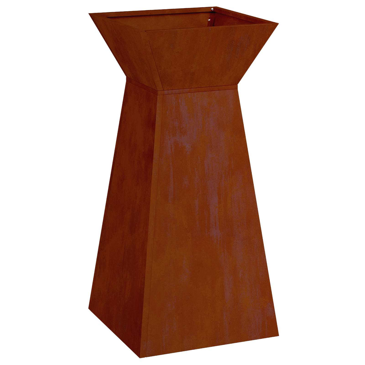 Pillar Planter 35 x 35 x 73 cm Cold-rolled Steel Weathering steel 2