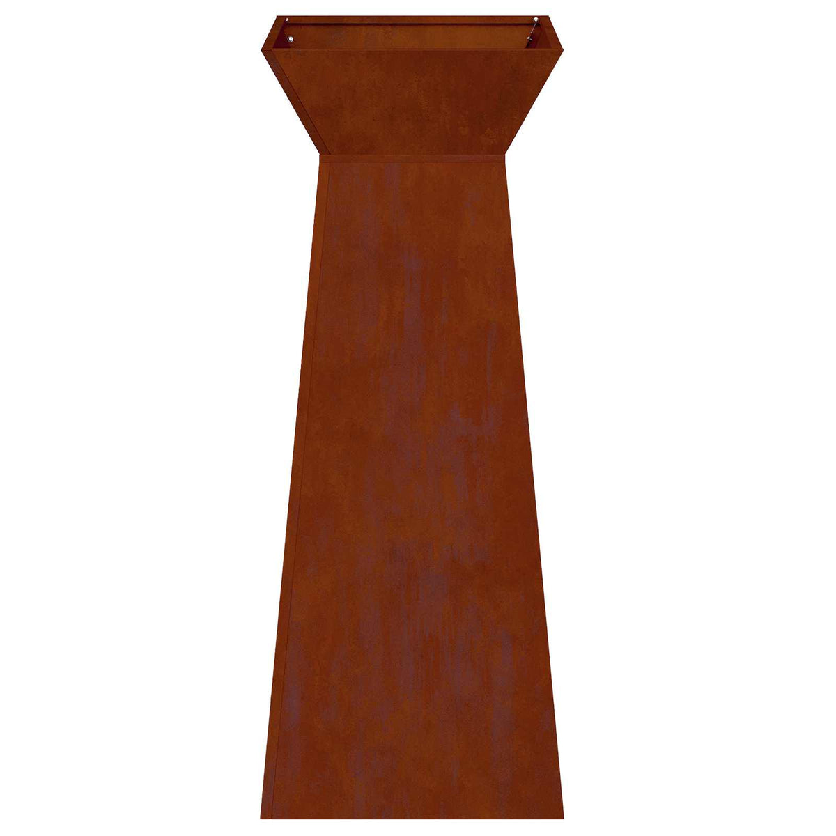 Pillar Planter 40 x 40 x 100 cm Cold-rolled Steel Weathering steel 1