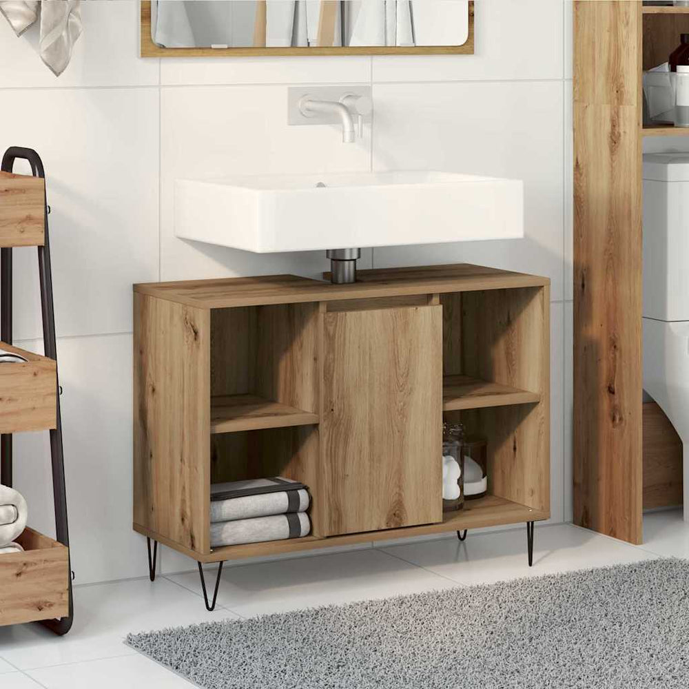 vidaXL Bathroom Cabinet 80x33x60 cm Engineered Wood