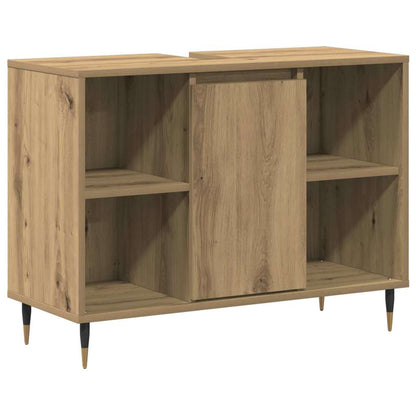 Bathroom Cabinet 80x33x60 cm Engineered Wood Artisan oak