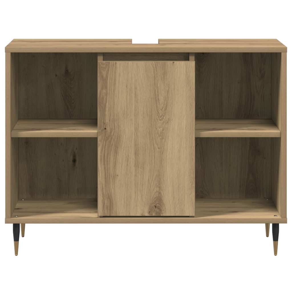 Bathroom Cabinet 80x33x60 cm Engineered Wood Artisan oak