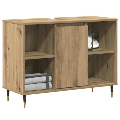 Bathroom Cabinet 80x33x60 cm Engineered Wood Artisan oak