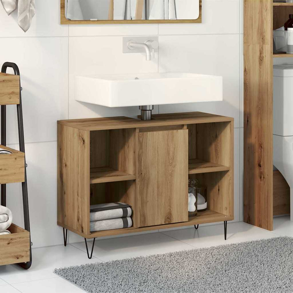 vidaXL Bathroom Cabinet 80x33x60 cm Engineered Wood