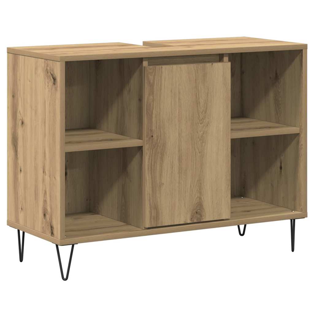 Bathroom Cabinet 80x33x60 cm Engineered Wood Artisan oak