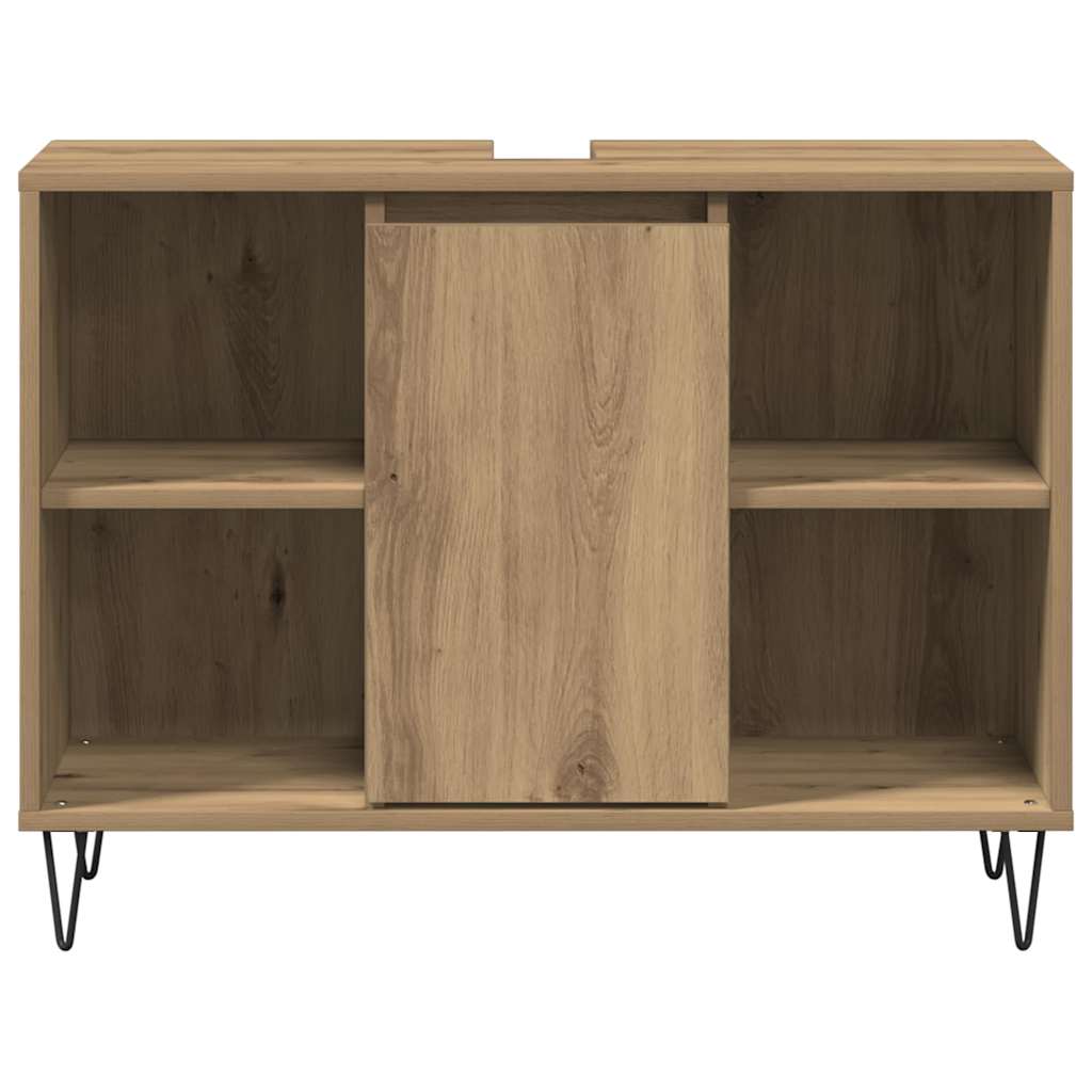 Bathroom Cabinet 80x33x60 cm Engineered Wood Artisan oak