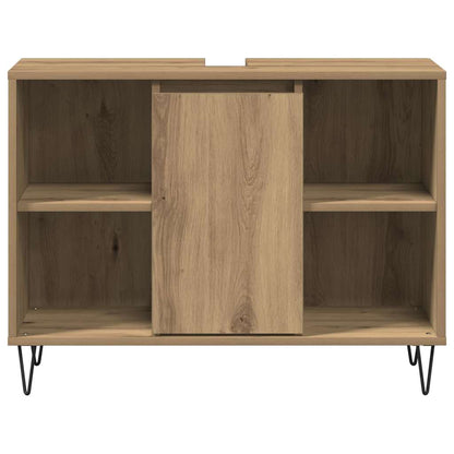 Bathroom Cabinet 80x33x60 cm Engineered Wood Artisan oak