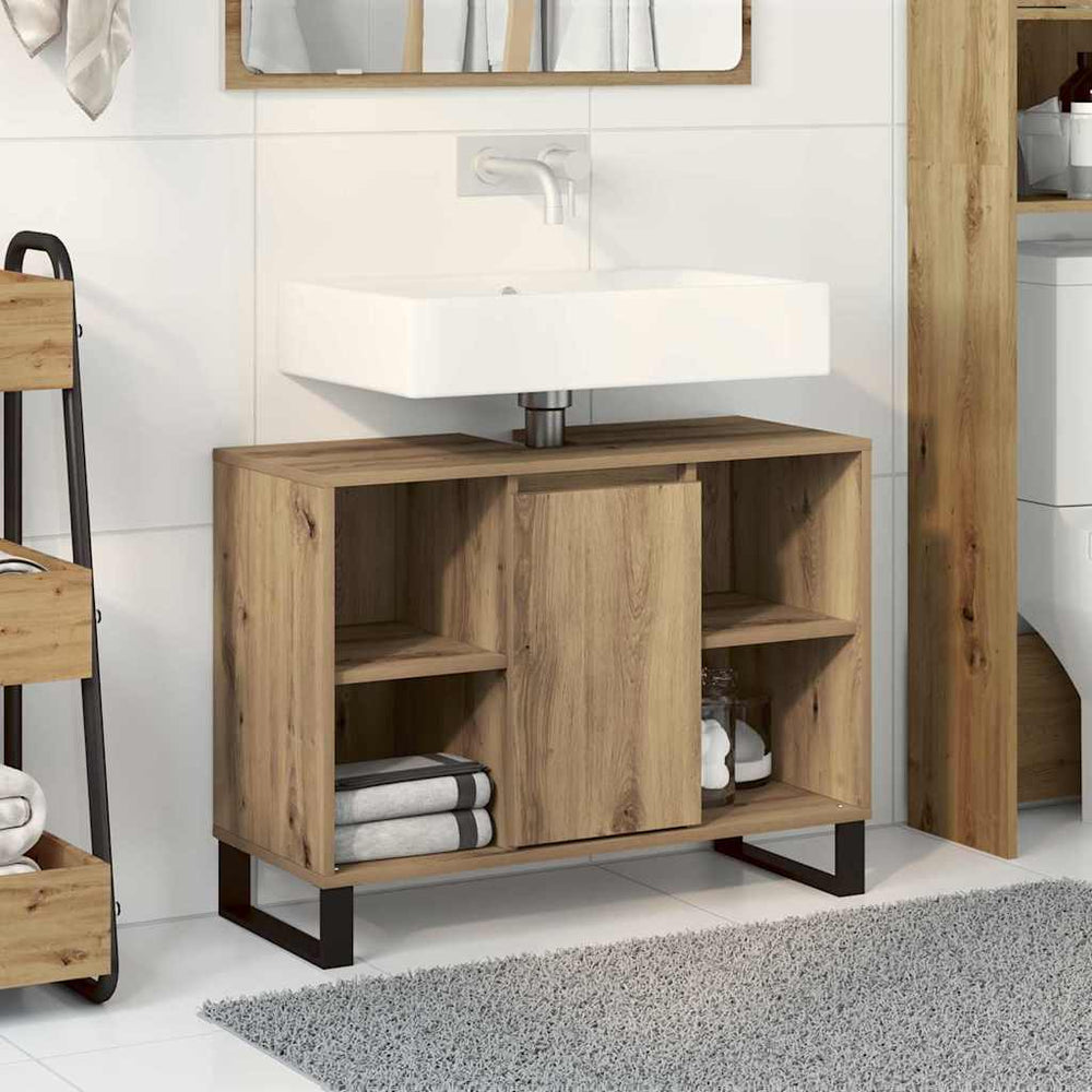 vidaXL Bathroom Cabinet 80x33x60 cm Engineered Wood