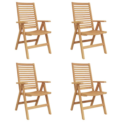 Chair Brown Solid Teak Wood Convertible 4