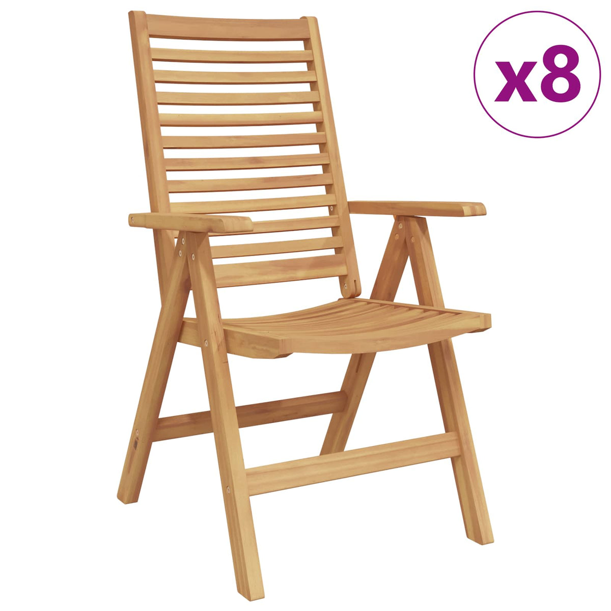 Chair Brown Solid Teak Wood Convertible 8