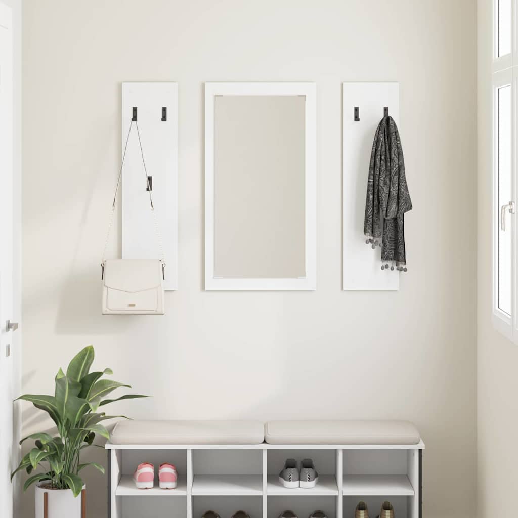 Wall-Mounted Coat Rack Wall-Mounted 96 x 1.5 x 90 cm White