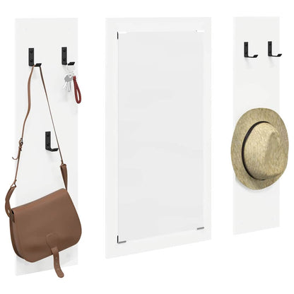 Wall-Mounted Coat Rack Wall-Mounted 96 x 1.5 x 90 cm White