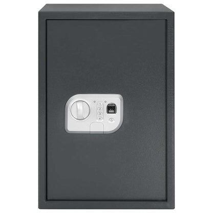 Digital Safe with Fingerprint Dark Grey 31 cm 50 cm 35 cm