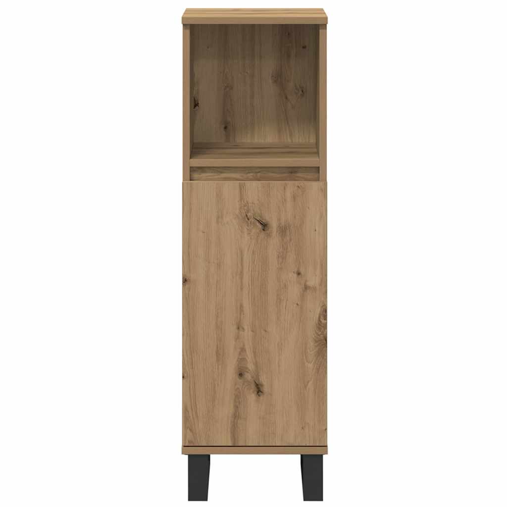 3 Piece Bathroom Furniture Set Engineered Wood Artisan oak