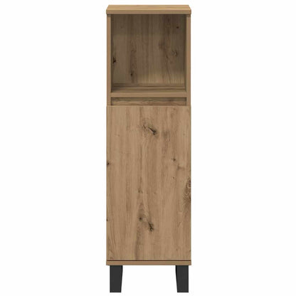 3 Piece Bathroom Furniture Set Engineered Wood Artisan oak