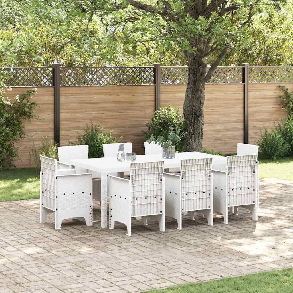 vidaXL Garden Dining Set 9 pcs Polypropylene