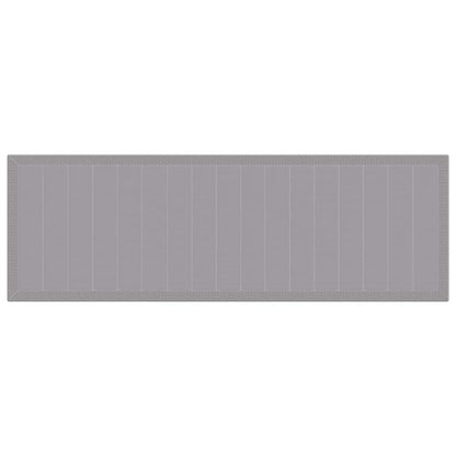 vidaXL Garden Dining Set 13 pcs Light grey Poly rattan 6