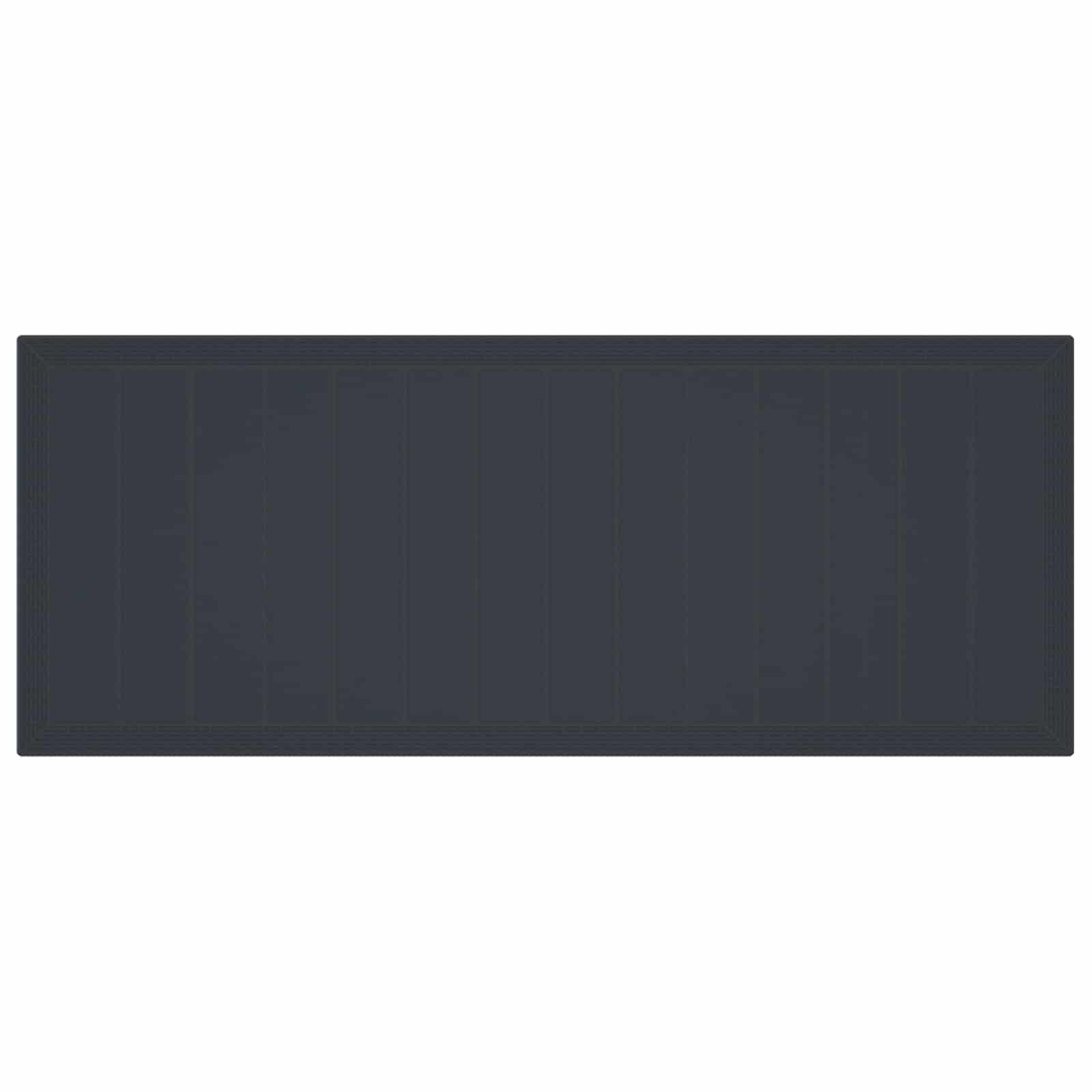 vidaXL Garden Dining Set 9 pcs Anthracite Polypropylene 6