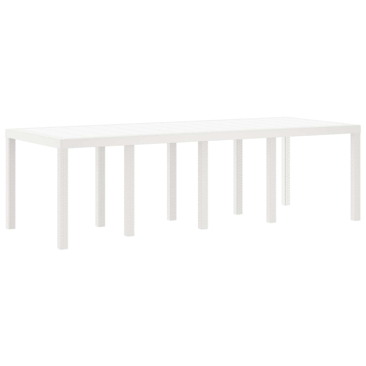 vidaXL Garden Dining Set 9 pcs Light Grey Polypropylene 4