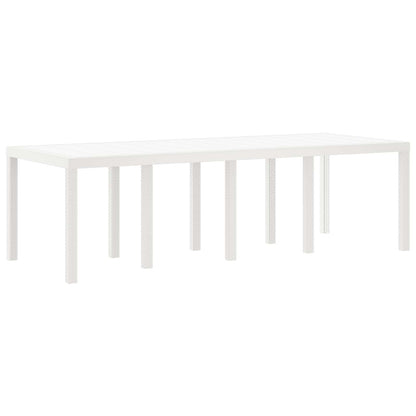 vidaXL Garden Dining Set 9 pcs Light Grey Polypropylene 4