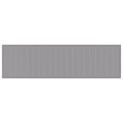 vidaXL Garden Dining Set 13 pcs Light Grey Polt rattan 6