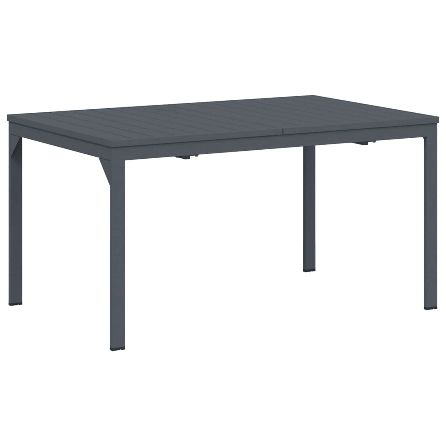 vidaXL Garden Dining Set 9 pcs Anthracite Steel 5