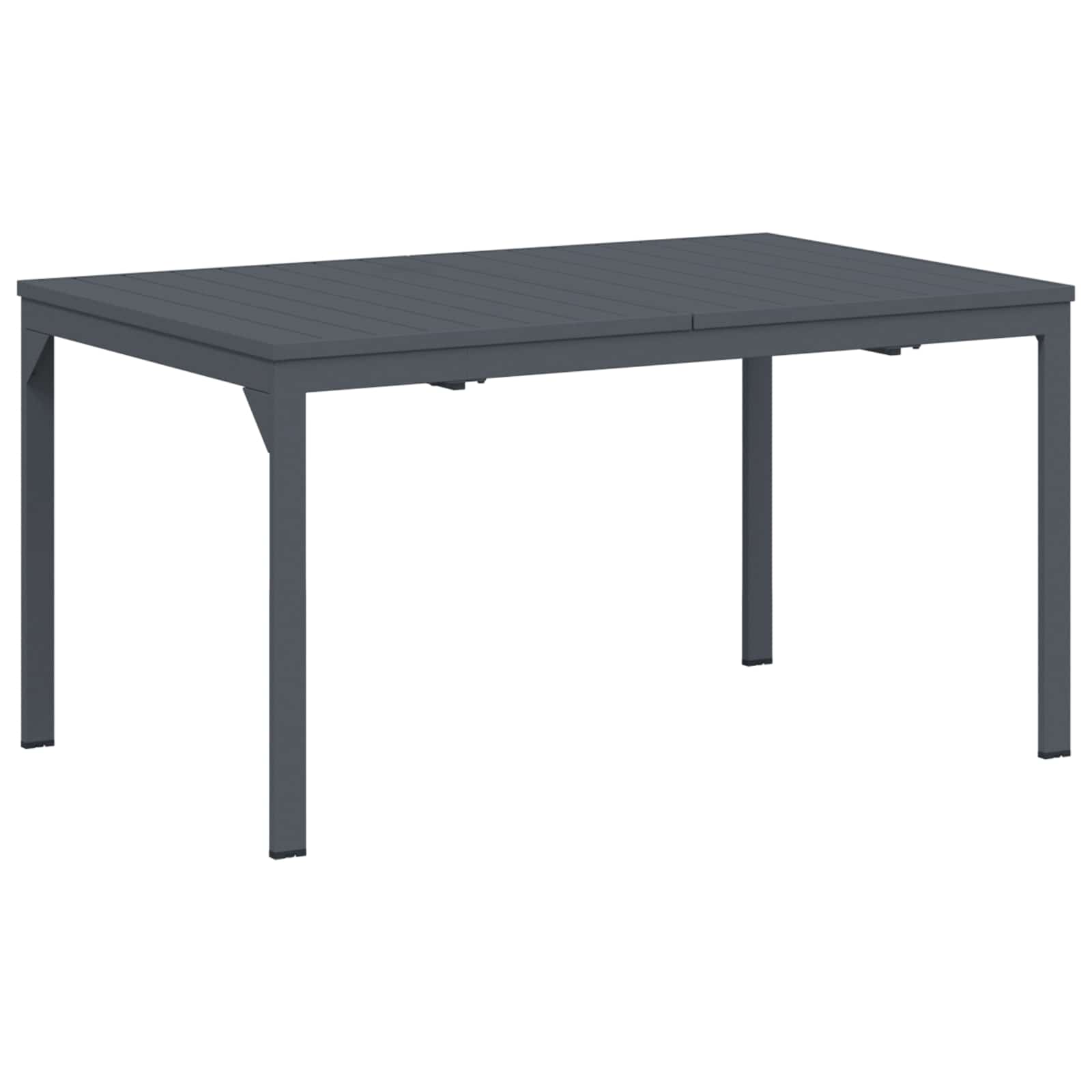 vidaXL Garden Dining Set 9 pcs Anthracite Steel 5