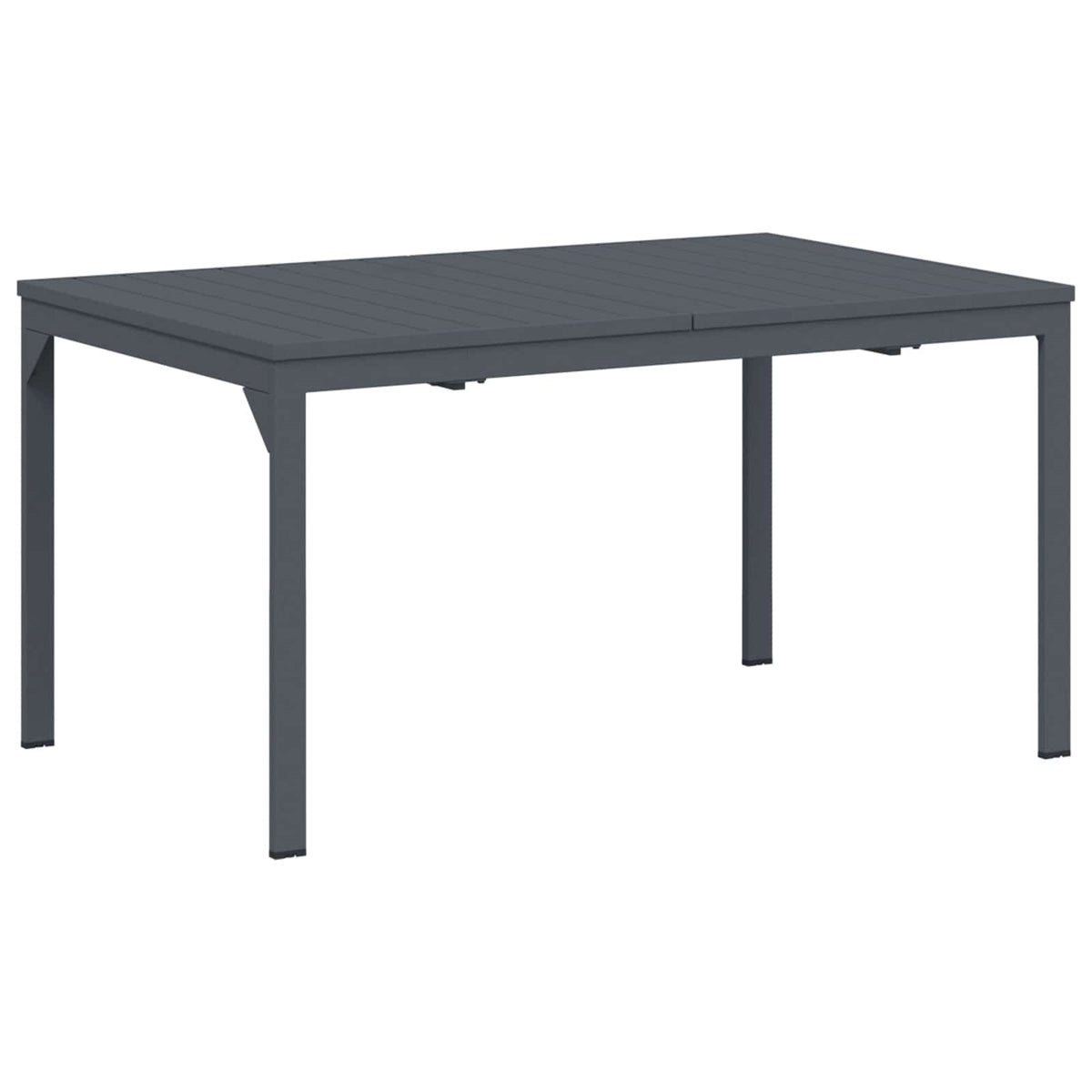 vidaXL Garden Dining Set 9 pcs Anthracite Steel 5