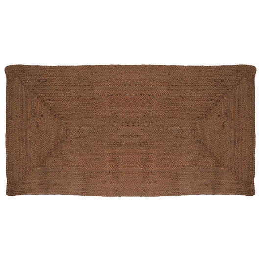 Area Rug Jute Grey Width 80 cm 200 cm