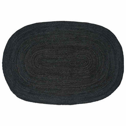 Area Rugs Jute Dark grey 122 cm 183 cm