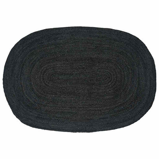 Area Rugs Jute Dark grey 122 cm 183 cm