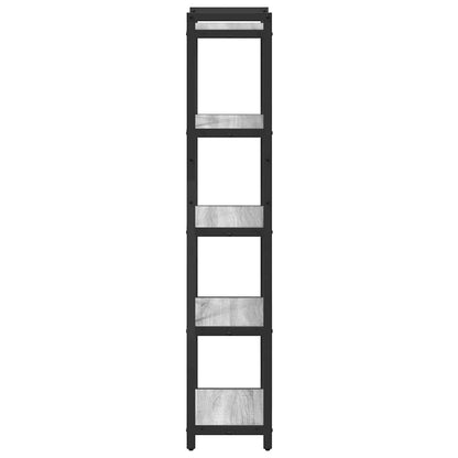 Bookshelf 40 x 30 x 155 cm Engineered Wood Height 153 cm Grey sonoma