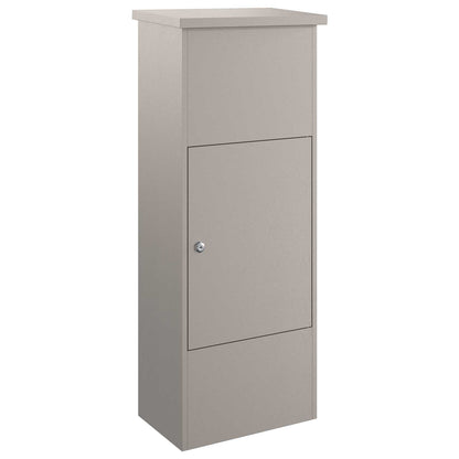 Parcel Drop Box with Storage 44.5 x 29 x 110.5 cm Steel Weathering steel