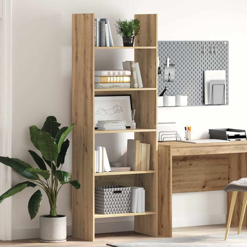 vidaXL Book Cabinet 60x35x180 cm Engineered Wood