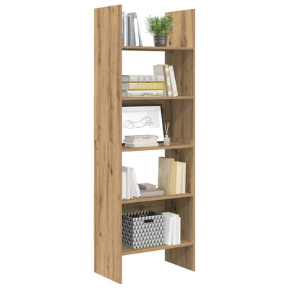 Book Cabinet 60x35x180 cm Engineered Wood Artisan oak