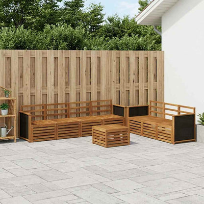 vidaXL Sofa Sets 8 pcs Solid Acacia Wood 1